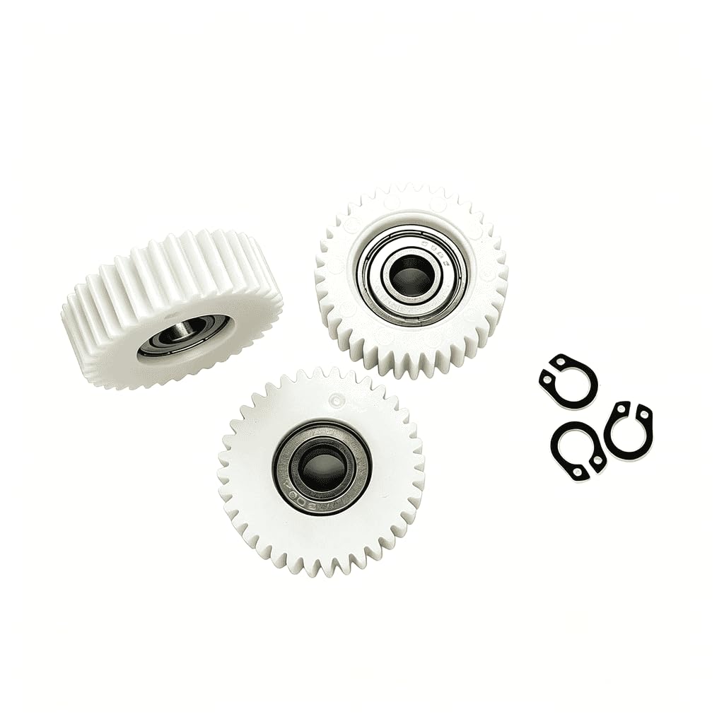 3 Pieces Electric Cycle Motor Gear Set, 36T Nylon Gear for Hub Motor Kit, Professional Bike Repair Components, 38mm Diameter 12mm Thickness, DIY Electric Bicycle Parts Upgrade