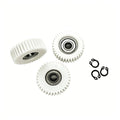 3 Pieces Electric Cycle Motor Gear Set, 36T Nylon Gear for Hub Motor Kit, Professional Bike Repair Components, 38mm Diameter 12mm Thickness, DIY Electric Bicycle Parts Upgrade